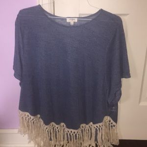 Adorable Fringed Blouse